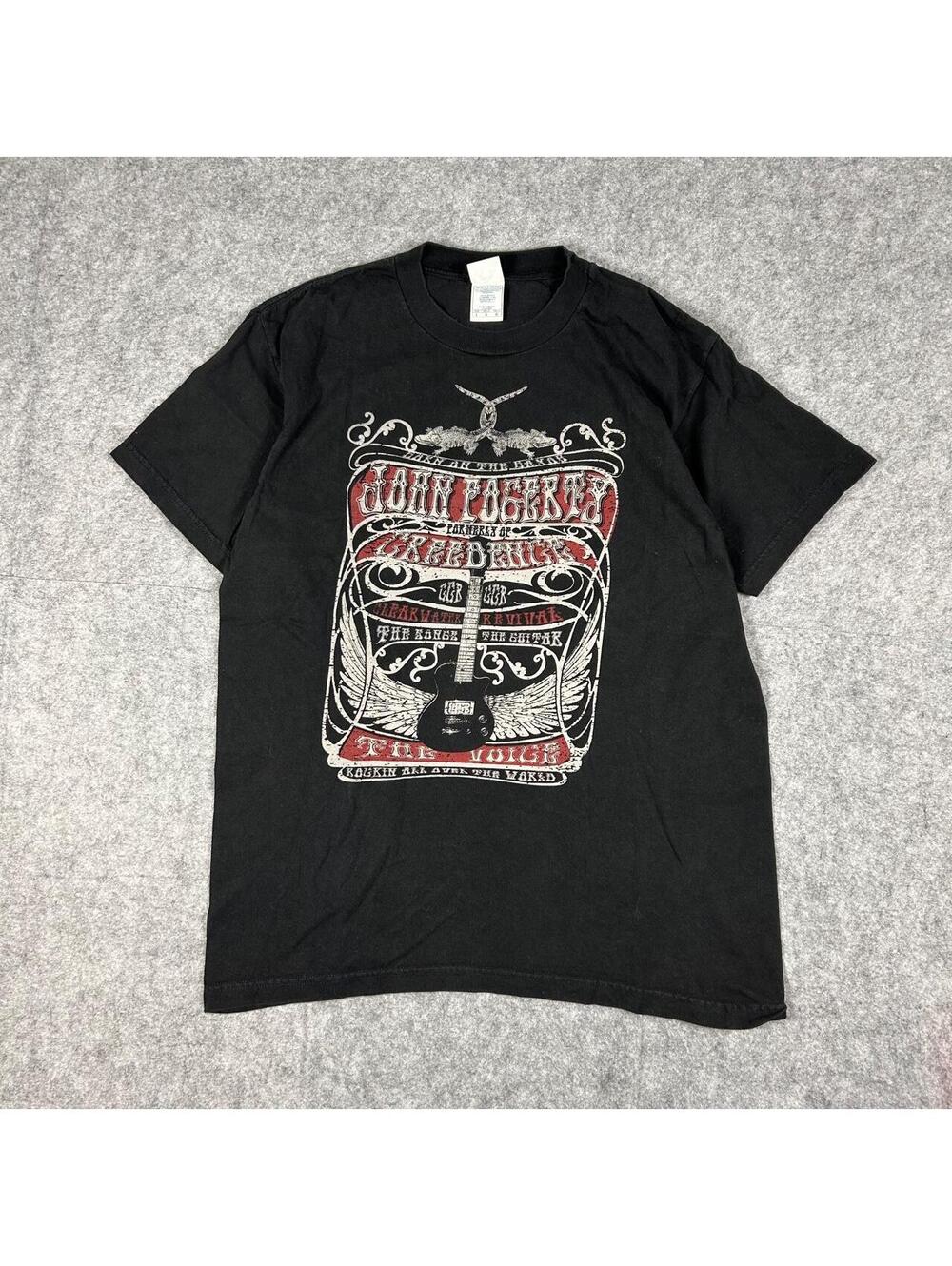 Vintage 2007 John Fogerty & Creedence Band Tour T Shirt Rock Size Large